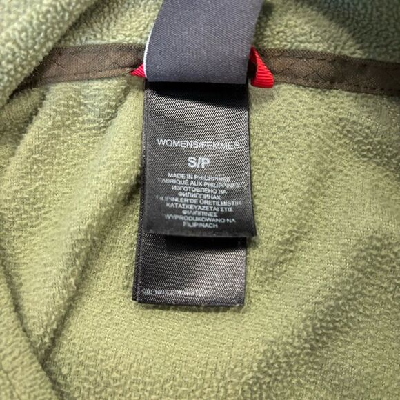 The North Face Fleece Quarter Zip Pullover Small Green - Picture 5 of 5